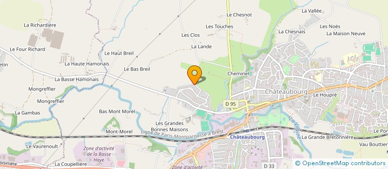 localisation de l'entreprise MADAME MAUD FONCK  CHATEAUBOURG