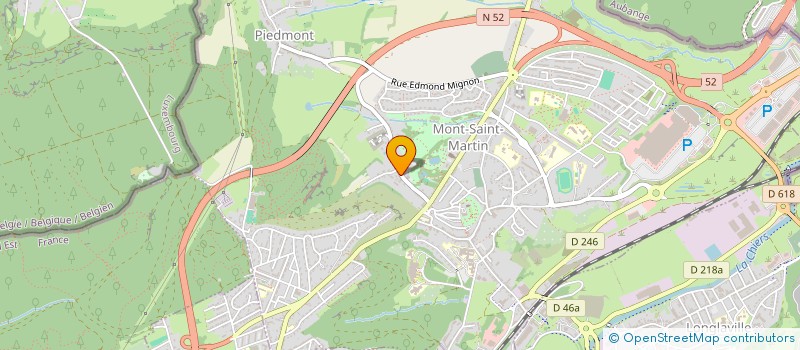 localisation de l'entreprise MADAME MAUD FRANCOIS  MONT-SAINT-MARTIN