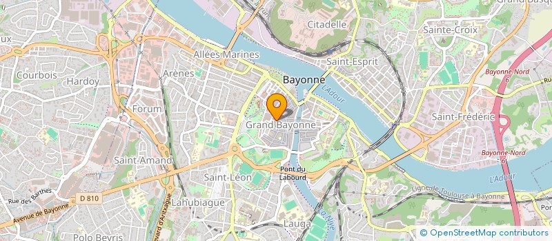 localisation de l'entreprise MADAME MAUD FRATINI à BAYONNE