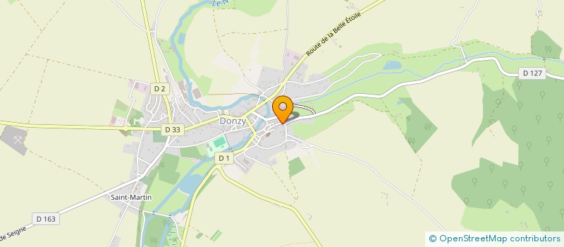 localisation de l'entreprise MADAME MAUD FRERE  DONZY