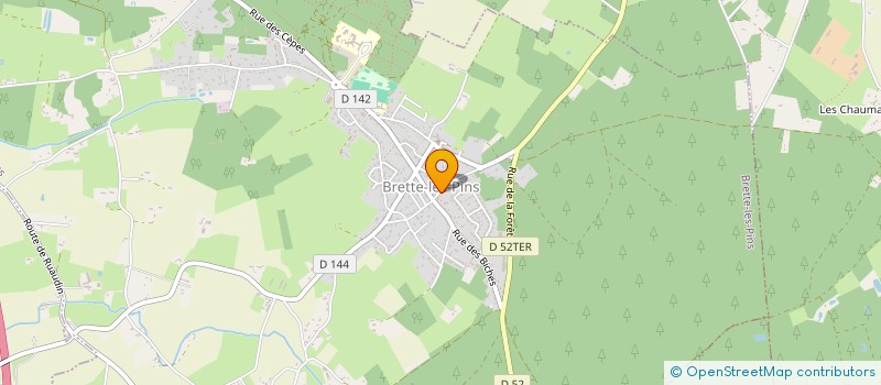 localisation de l'entreprise MADAME MAUD FROGER  BRETTE-LES-PINS