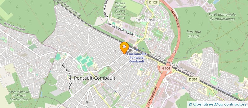 localisation de l'entreprise MADAME MAUD GAMMAITONI à PONTAULT-COMBAULT