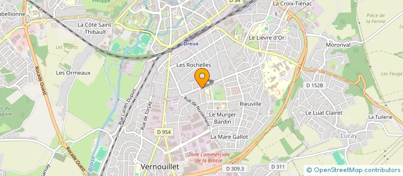 localisation de l'entreprise MADAME MAUD GARNIER à DREUX