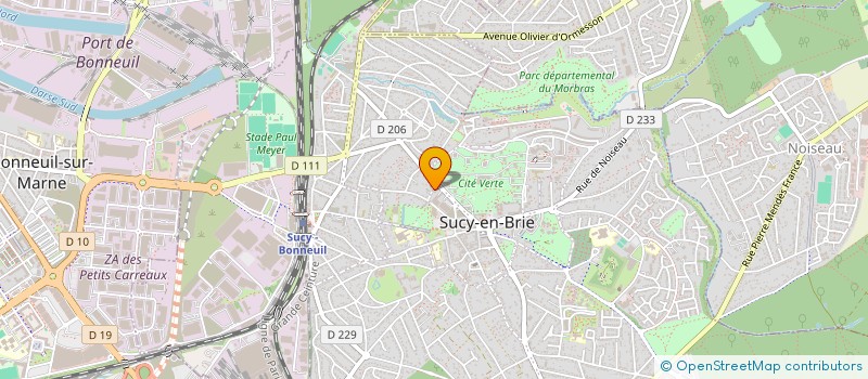 localisation de l'entreprise MADAME MAUD GAUTHIER à SUCY-EN-BRIE