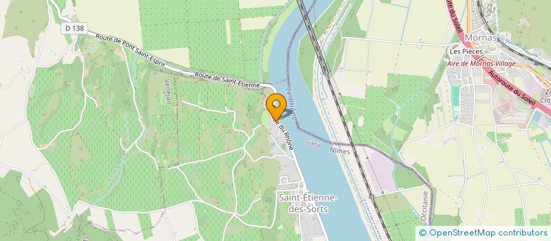 localisation de l'entreprise MADAME MAUD GAYRAUD  SAINT-ETIENNE-DES-SORTS