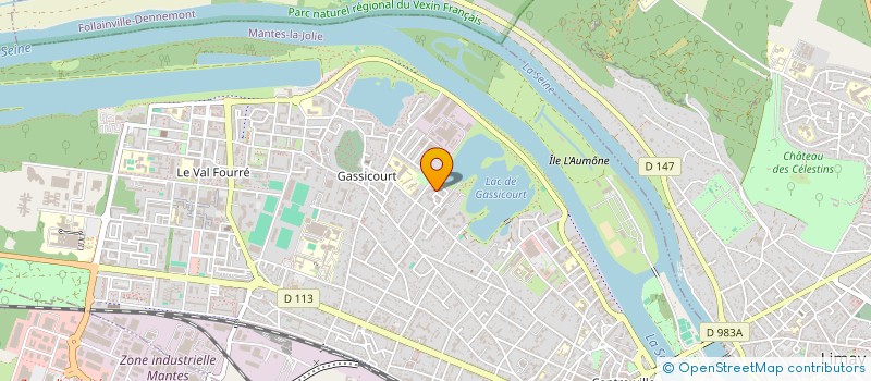 localisation de l'entreprise MADAME MAUD GERARD  MANTES-LA-JOLIE