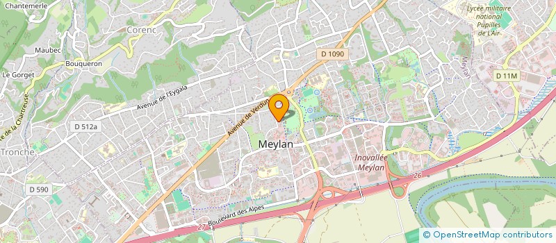 localisation de l'entreprise MADAME MAUD GESELLE  MEYLAN