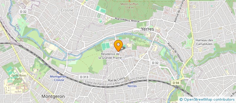 localisation de l'entreprise MADAME MAUD GIBERT  YERRES