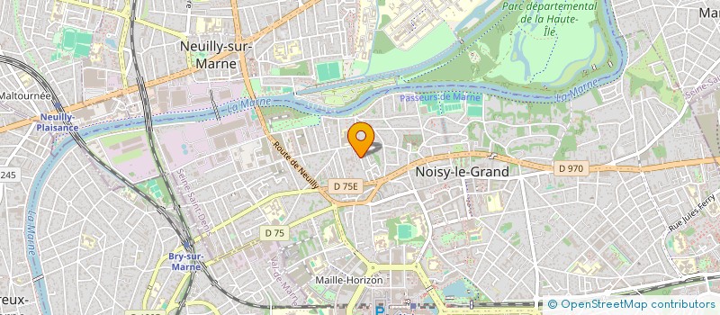 localisation de l'entreprise MADAME MAUD GIRARDIN à NOISY-LE-GRAND