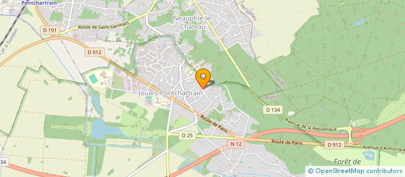 localisation de l'entreprise MADAME MAUD GIRAULT  VIEILLE-EGLISE-EN-YVELINES