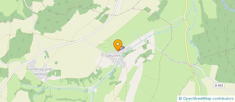 localisation de l'entreprise MADAME MAUD GNIDZAZ  FONTENAY-PRES-VEZELAY