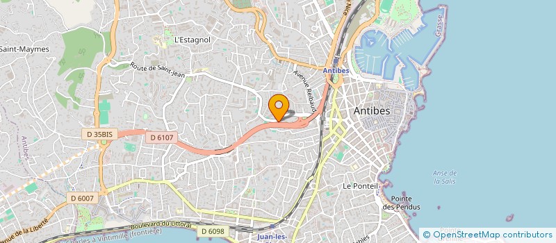 localisation de l'entreprise MADAME MAUD GRANJON  ANTIBES