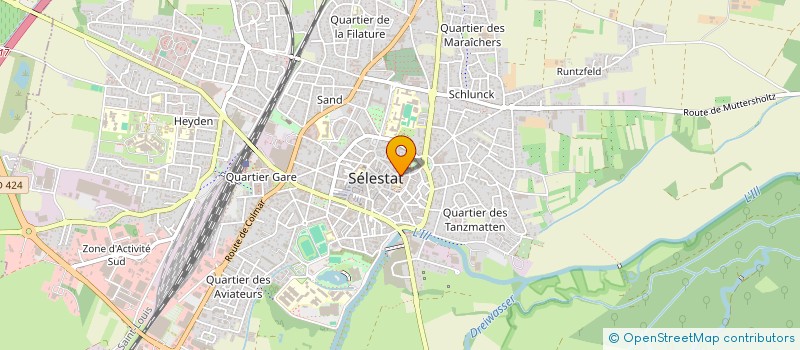 localisation de l'entreprise MADAME MAUD GUERCHE à SELESTAT