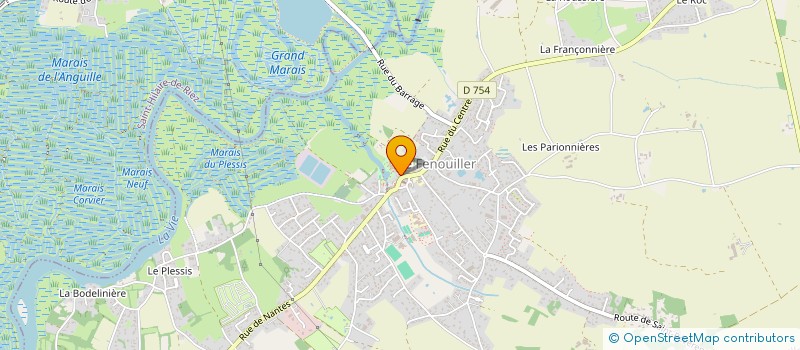 localisation de l'entreprise MADAME MAUD GUICHETEAU  LE FENOUILLER