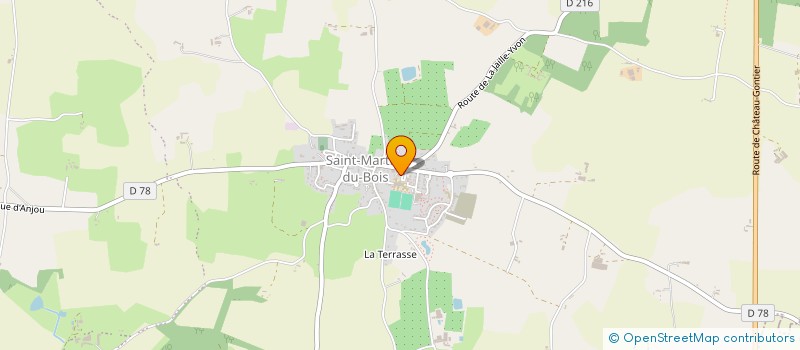 localisation de l'entreprise MADAME MAUD GUILBERT  SEGRE-EN-ANJOU BLEU