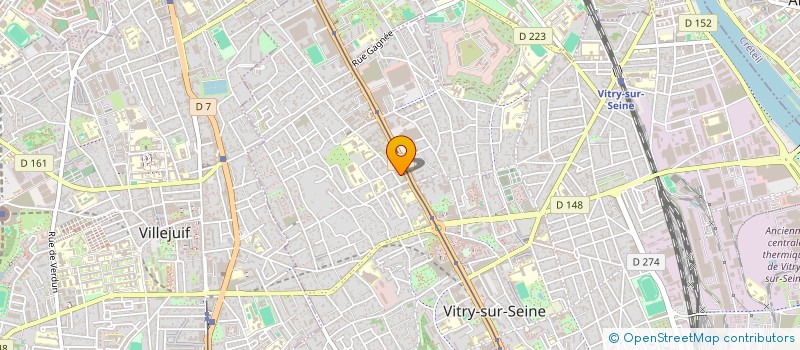 localisation de l'entreprise MADAME MAUD GUILLOIS  VITRY SUR SEINE