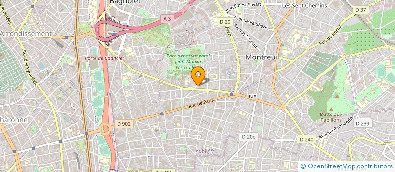 localisation de l'entreprise MADAME MAUD GUTTADORO  MONTREUIL