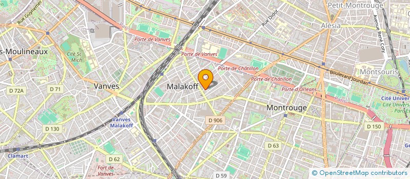 localisation de l'entreprise MADAME MAUD HAON  MALAKOFF