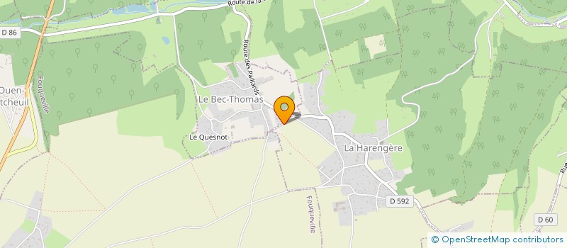 localisation de l'entreprise MADAME MAUD HARAND  LE BEC-THOMAS