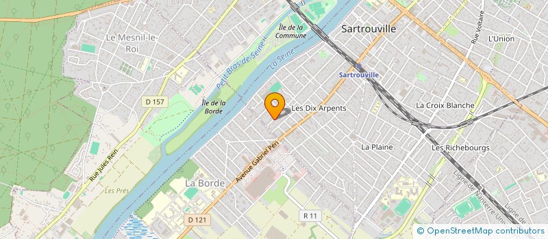 localisation de l'entreprise MADAME MAUD HEINRY à SARTROUVILLE