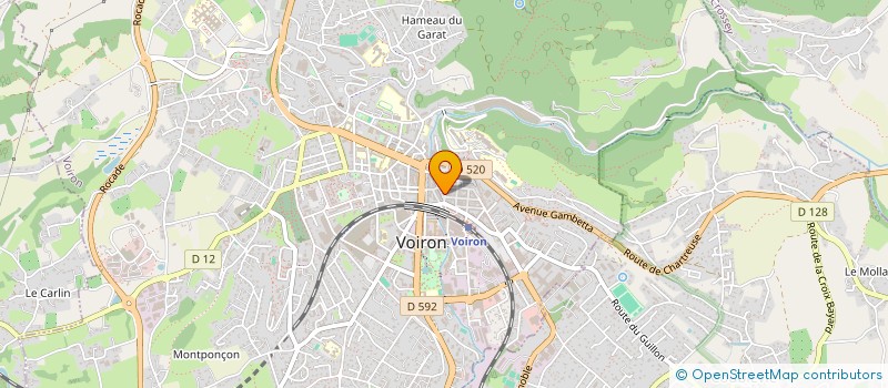 localisation de l'entreprise MADAME MAUD HENRIQUET à VOIRON