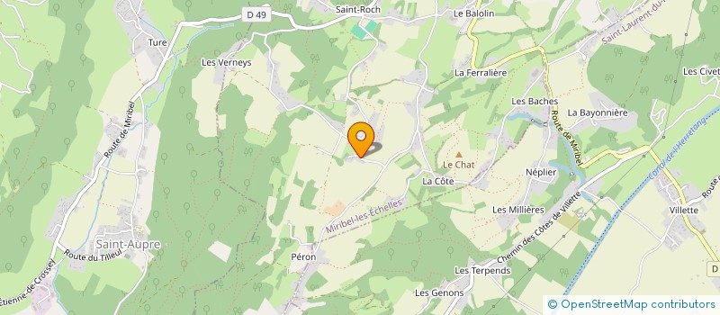 localisation de l'entreprise MADAME MAUD ISAAC  MIRIBEL-LES-ECHELLES