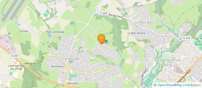 localisation de l'entreprise MADAME MAUD JAVERLIAT à LIMOGES