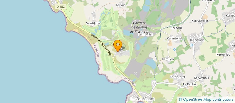 localisation de l'entreprise MADAME MAUD JEGO  PLOEMEUR