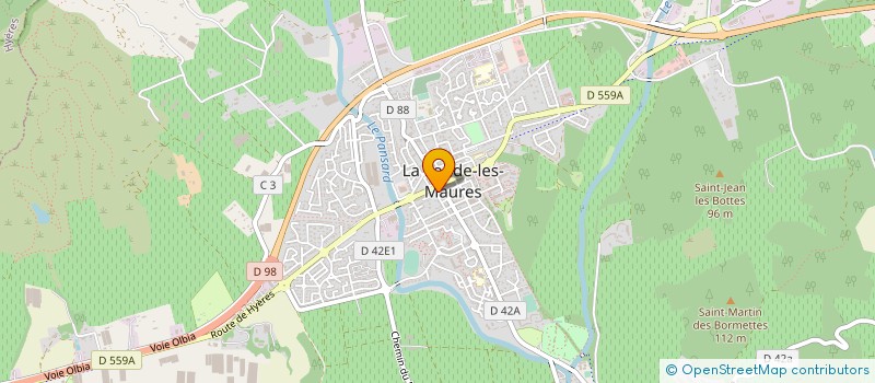 localisation de l'entreprise MADAME MAUD JENIN à LA LONDE-LES-MAURES