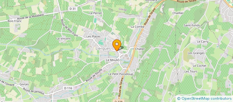 localisation de l'entreprise MADAME MAUD JEUNON à PORTE DES PIERRES DOREES