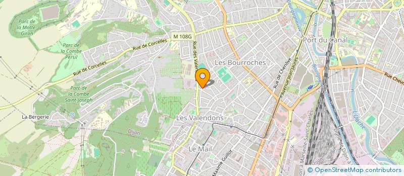 localisation de l'entreprise MADAME MAUD JORDAN à DIJON