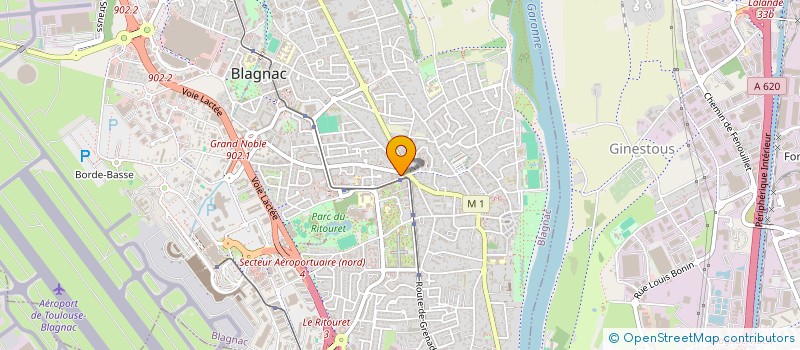 localisation de l'entreprise MADAME MAUD KERBRAT  BLAGNAC