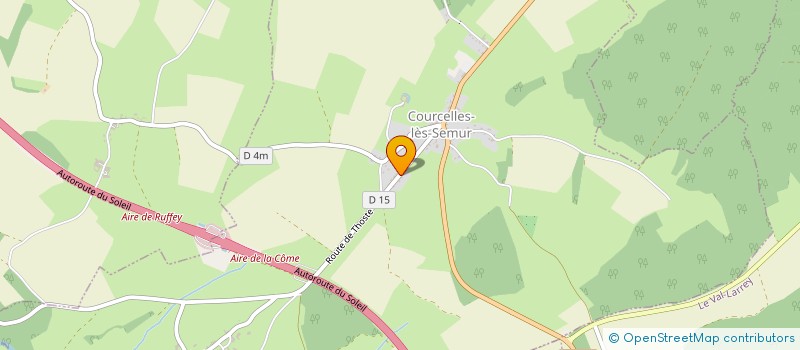 localisation de l'entreprise MADAME MAUD LAFARGUE  COURCELLES-LES-SEMUR
