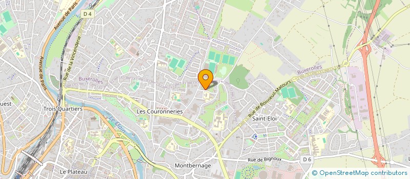 localisation de l'entreprise MADAME MAUD LAMARCHE  POITIERS