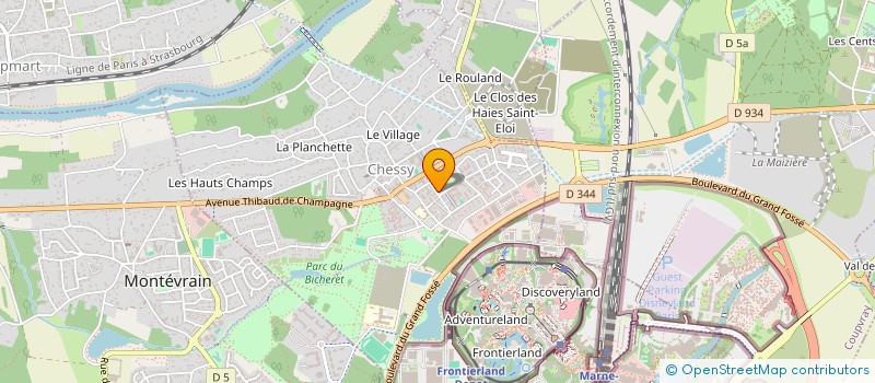 localisation de l'entreprise MADAME MAUD LAMBERT  MAGNY-LE-HONGRE