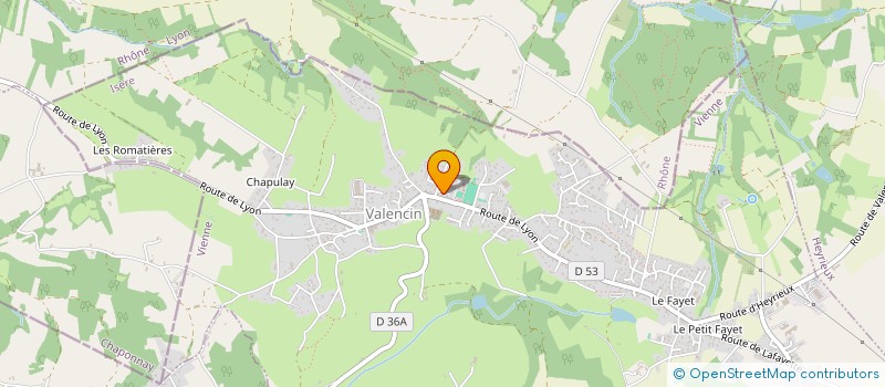 localisation de l'entreprise MADAME MAUD LAMIRAND  VALENCIN