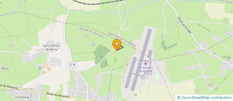 localisation de l'entreprise MADAME MAUD LAPENDRIE  POUILLY-LES-NONAINS