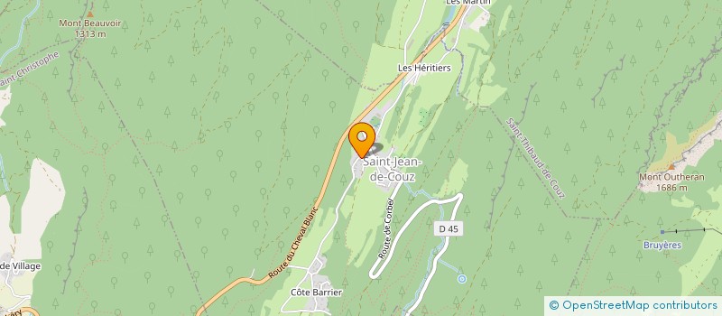 localisation de l'entreprise MADAME MAUD LAPOINTE  SAINT-JEAN-DE-COUZ