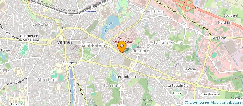 localisation de l'entreprise MADAME MAUD LAPRADE à VANNES