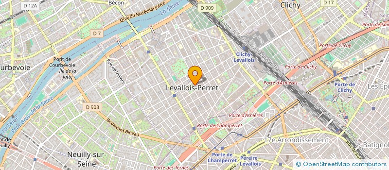 localisation de l'entreprise MADAME MAUD LAVAGNE à LEVALLOIS-PERRET