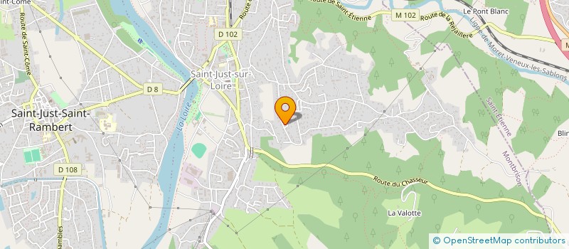 localisation de l'entreprise MADAME MAUD LE GUYADER  SAINT-JUST-SAINT-RAMBERT