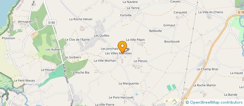 localisation de l'entreprise MADAME MAUD LE NEPVOU  PLAINTEL