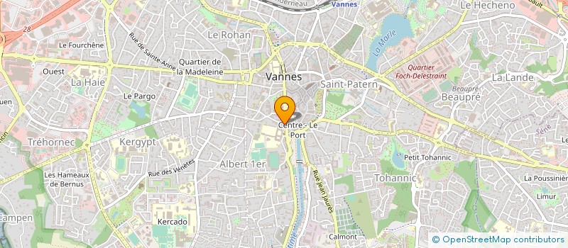 localisation de l'entreprise MADAME MAUD LE QUERNEC à VANNES