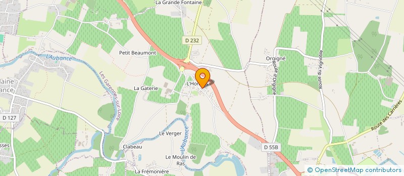 localisation de l'entreprise MADAME MAUD LE YAOUANG  LES GARENNES SUR LOIRE