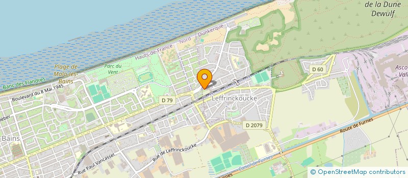 localisation de l'entreprise MADAME MAUD LE YAOUANQ à DUNKERQUE