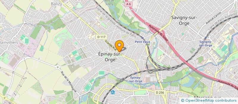 localisation de l'entreprise MADAME MAUD LEBATTEUR à EPINAY-SUR-ORGE