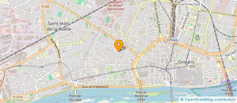 localisation de l'entreprise MADAME MAUD LEBERRE  ORLEANS