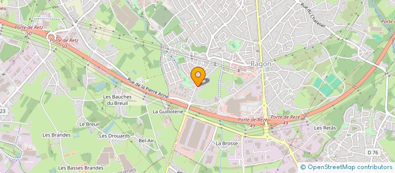 localisation de l'entreprise MADAME MAUD LEBLOND  REZE