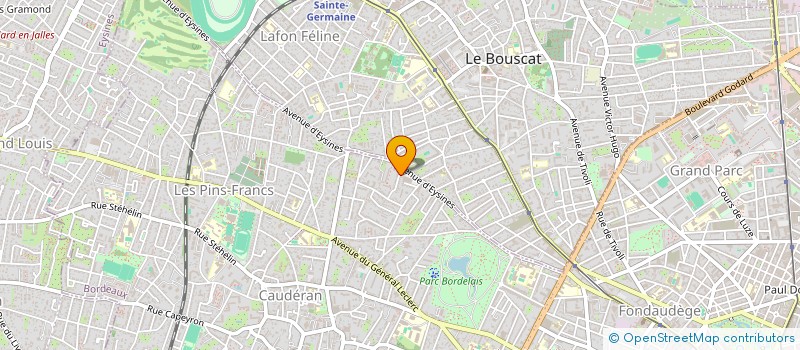 localisation de l'entreprise MADAME MAUD LECONTE  BORDEAUX