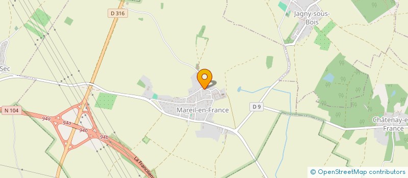 localisation de l'entreprise MADAME MAUD LEFORT  MAREIL-EN-FRANCE